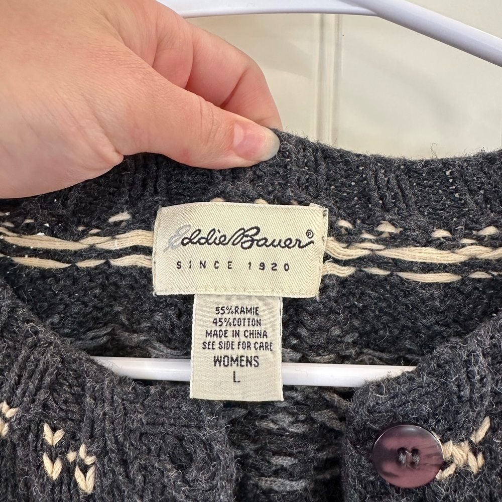 Vintage Eddie Bauer Cardigan - Picture 2 of 7